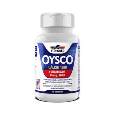 Imagem de Oysco Cálcio 1200 mg + Vitamina D3 120 comprimidos - VitGold
