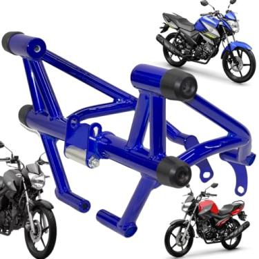 Imagem de Protetor Stunt Race FAZR 150 / YBR FACTOR 150 / YBR 125 FACTOR Slider de proteção motor e carenagem Stunt Cage FZER (AZUL)