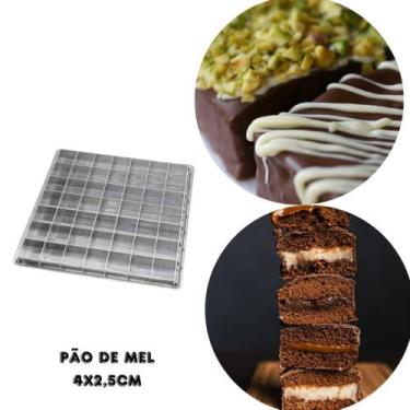 Imagem de Forma para Pão de mel Quadrado 49 pçs 4x2,5 cm - CAPARROZ