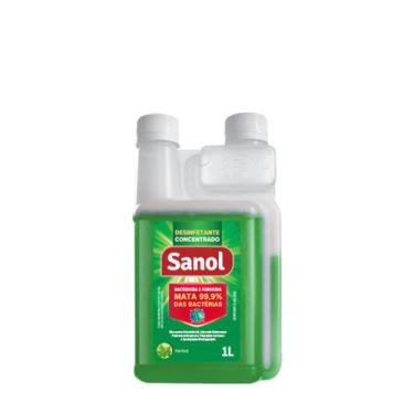 Imagem de Desinfetante concentrado sanol 1 litro herbal