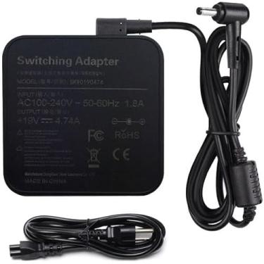 Imagem de 90W Adaptador de para computador portátil compatível com Asus K53E K55A K501U K501UX K501UW Q550L K501L K501LX ADP-90YD PA-1900-30 Replacement AC Adapter 19V 4.74A X53E K55N K52F K53S