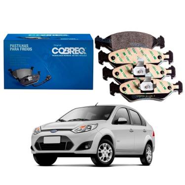 Imagem de Pastilha freio dianteira cobreq original ford fiesta sedan 1.0 2009 A 2014