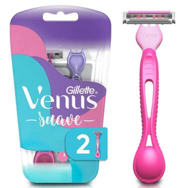 Imagem de Gillette Venus Suave Aparelho de Depilação Descartável com Aloe e Vera 2 Unidades