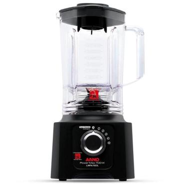 Imagem de Liquidificador Arno Power Max 700 Ln60 700W 5 Velocidades Preto 220V