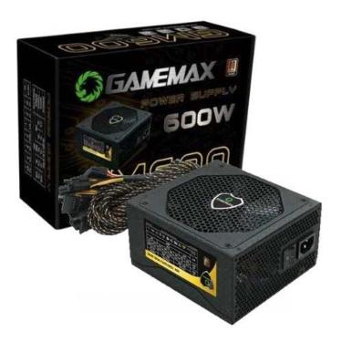 Imagem de Fonte Gamemax Gm600 PFC Ativo 600W 80 Plus Bronze