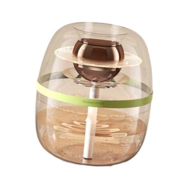 Imagem de IEUDNS Umidificador de ar pessoal Bico duplo de umidificador fácil de limpar silencioso com umidificador de névoa legal leve e leve para a casa da mesa, Verde