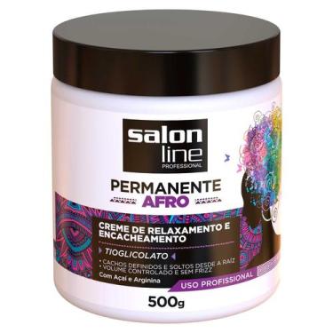 Imagem de Creme De Relaxamento Permanente Afro Salon Line 500g