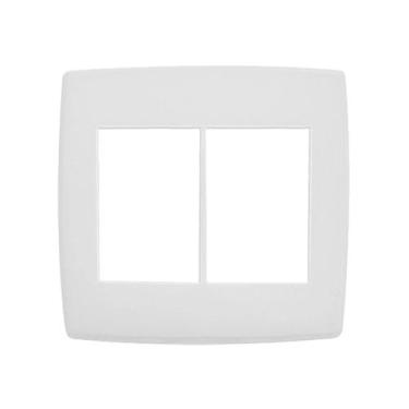 Imagem de Placa 4x4 3 3 postos branca 618516 pial plus antiga - LEGRAND