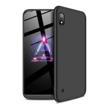Imagem de Capa Capinha Preta 360 Samsung Galaxy M10 + Película de Vidro Grátis -