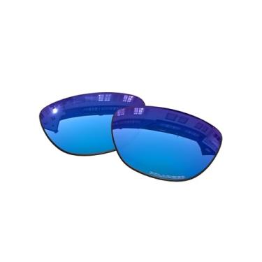 Imagem de Lentes de substituição OOWLIT compatíveis com óculos de sol Oakley Frogskins, Ice Polycarbonate Combine8™ Polarized, One Size