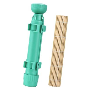Imagem de AISHN Sushi Roller 30 cm Sushi Bazooka Sushi Maker Ferramenta Chef Rolo de Arroz Durável Molde para Máquina de Fazer Arroz - para Cozinhar Sushi Fácil Ciano