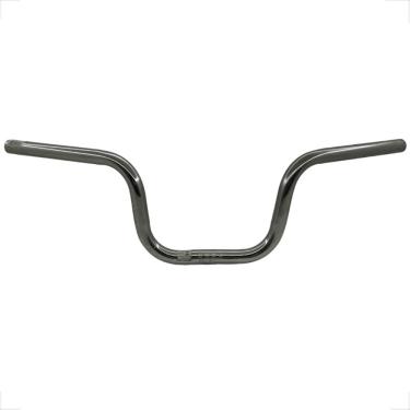 Imagem de GUIDÃO GUIDON GUIDOM BICICLETA BIKE MONTADINHA MOTORIZADA DH MTB BEACH PASSEIO AÇO CROMADO 22.2mm