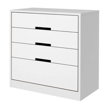 Imagem de Cômoda Kappesberg 4 Gavetas S824 Branca