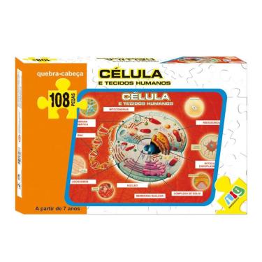 Imagem de Quebra-cabeça - Célula E Tecidos Humanos - 108 Peças - Nig