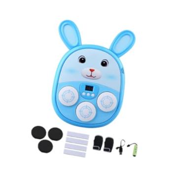 Imagem de simhoa Máquina de boxe musical com função de brinquedo esportivo para adultos, treinamento de agilidade, boxe, equipamento de socos para exercícios de, Azul, 32x24x4.35 Cm