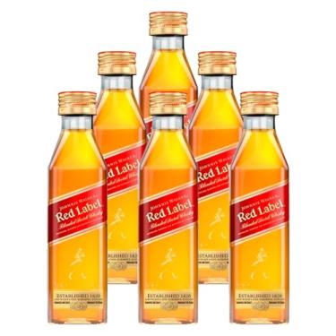 Imagem de Miniatura Whisky Johnnie Walker Red Label 50ml 6 Unidades