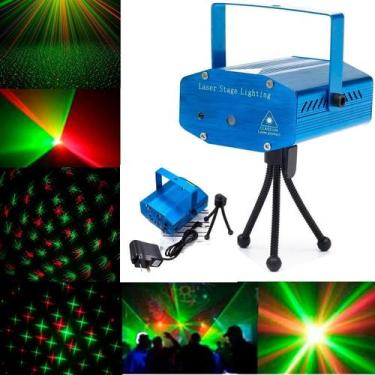 Imagem de Laser De Balada Mini Led Giratória Festas Vibrantes - Bivena