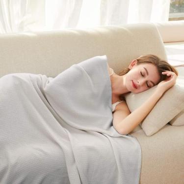 Imagem de Manta de resfriamento AmyHomie 100% rayon bambu King Size cinza claro