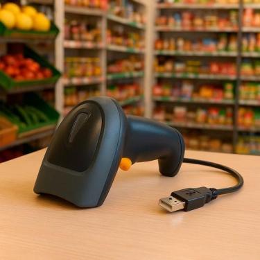 Imagem de Leitor Código Barras Scanner Portátil Rápido Para Vendas - RELET