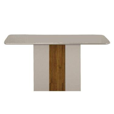 Imagem de Mesa De Jantar Doha 120x80 Off White Decor Off – Leifer Móveis