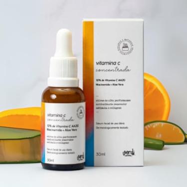 Imagem de Sérum Facial Pele Vitamina C Antirrugas Hidratante Clareador AntiIdade Niacinamida Antioxidante Rejuvenescedor Skincare