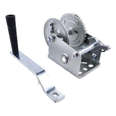 Imagem de YUXSOUQ Dlb800a 362.9 kg Guincho manual resistente com freio, catraca bidirecional operada manual ATV barco reboque marinho