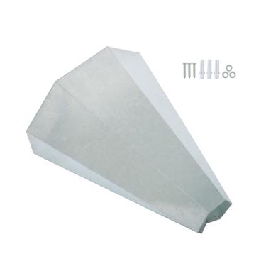 Imagem de HOSTIC Cone de retenção de frango de aço galvanizado de tamanho médio para aves, adequado para camadas grandes, frangos, assadeiras e perus de até 3,6 kg