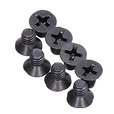 Imagem de Parafuso de contra -balcão de 50pcs M4 A2-70 Com Processo Galvanizado Preto para Manutenção de Reparos, o Conjunto Inclui Parafusos Planos, Balcões Afundados e de contra -escala