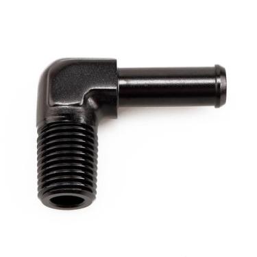 Imagem de Adaptador de montagem de 90 graus 1/4 NPT macho para 3/8 de mangueira 