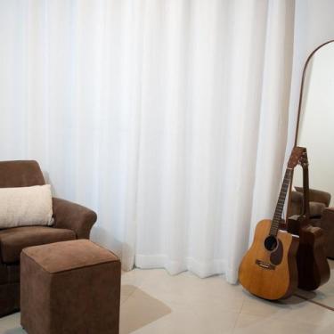 Imagem de Cortina Voil com Forro 360cm X 260 Sutille Basic Bege - CASA ANTONELLI