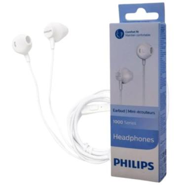 Imagem de Fone de Ouvido Philips TAUE101WT Com Microfone Intra-Auricular Com Fio