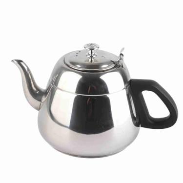 Imagem de Sonew Elegante 1,5L de Aço Inoxidável Chaleira de chá de Fogão Com Filtro | Alimentos Grau 304 Bule de chá e café Duráveis ​​| Chaleira de água Quente de Grande Capacidade de Grande Capacidade | (2L