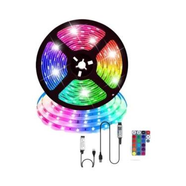 Imagem de Fita LED Inteligente Bluetooth Com Mudança De Cor RGB 5V De Baixa Tens