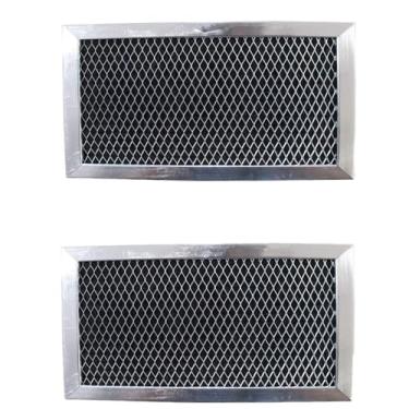 Imagem de 2 peças de filtro de graxa para micro-ondas de malha de alumínio para forno de micro-ondas GE JX81C, WB02X10776, WB02X11495, WBX02X10776, WB02X35687