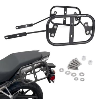Imagem de Xitomer Compatível com CB500 X 2013-2024 CB500X CB 500X Racks de suporte para alforjes de motocicleta, bagageiro lateral