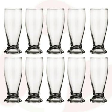 Imagem de 10 Copo de Vidro Munich Nadir Tulipa 300ML Cerveja Chopp - NADIR FIGUE