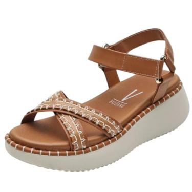 Imagem de Sandalia Feminina Flatorm Casual Conforto Anabela Vizzano