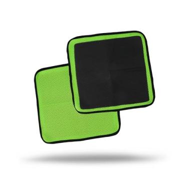 Imagem de Maxshine Magic Clay Bar Toalha 2.0 – Malha verde de grau fino, toalha de argila segura para pintura para seiva de árvores, pulverização excessiva e remoção de manchas de água, preparação de superfície