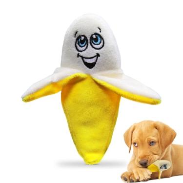 Imagem de PetSport Tiny Tots Brinquedo de pelúcia super macio para cães pequenos (banana gastronômica)
