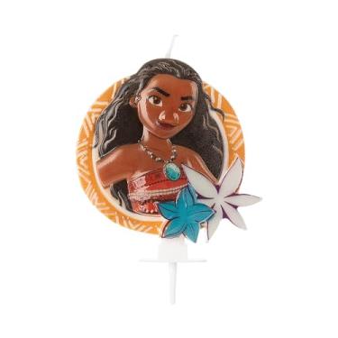 Imagem de Vela de Aniversário Princesa Aventureira Moana11Cm Decorativa
