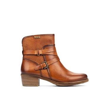 Imagem de Pikolinos Bota feminina Zaragoza W9H-8907 cano médio, Brandy, 5.5-6