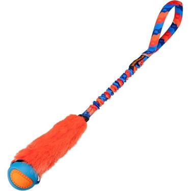 Imagem de Tug-E-Nuff - Fauxtastic PowerBall Bungee | Brinquedo elástico durável para cães | Ideal para treinamento interativo de cães e cães de todas as idades | Feito de pele sintética durável | 63 cm (25