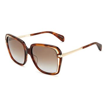 Imagem de rag & bone Óculos de Sol Unissex, 086/Ha Havana, 57