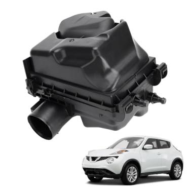Imagem de Caixa de filtro de ar de admissão de ar compatível com Nissan Juke 1.6L 2011-2017 substitui 16500-1KC0C, 165001KC0C, 16526-1KC0B, 165261KC0B, 165281KT0B, 16528-1KT0BC0C purificador de ar Caixa de