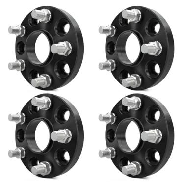 Imagem de Cmd motoring Espaçadores de roda forjados de 20 mm (0,8") 5 x 100 - furo de 56,1 mm M12 x 1,25 pinos - Espaçador CNC Hubcentric compatível com Subaru BRZ, WRX, Impreza, Forester, Crosstrek, Outback