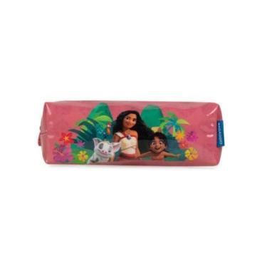 Imagem de Estojo Escolar Feminino Disney Moana Rosa - Bagaggio, U