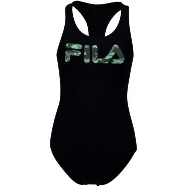 Imagem de Maiô para Natação com Proteção Solar UV Fila Tri Logo II - Adulto