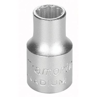 Imagem de Soquete Estriado em Aço Cromo Vanádio 6 mm - Encaixe 3/8" Tramontina P