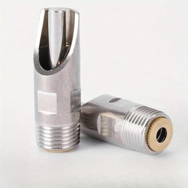 Imagem de 1 peça de água potável de aço inoxidável para animais domésticos e aves - bico de pato, chupeta, torneira automática de água potável de pinball (fonte de água de pinball)