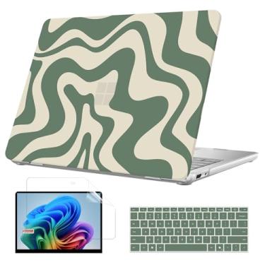 Imagem de B BELK Capa para Microsoft Surface Laptop 13 polegadas Touchscreen Copilot+ PC 2025 Modelo: 2095, capa rígida de plástico + capa de teclado + protetor de tela para Microsoft Surface de 13 polegadas